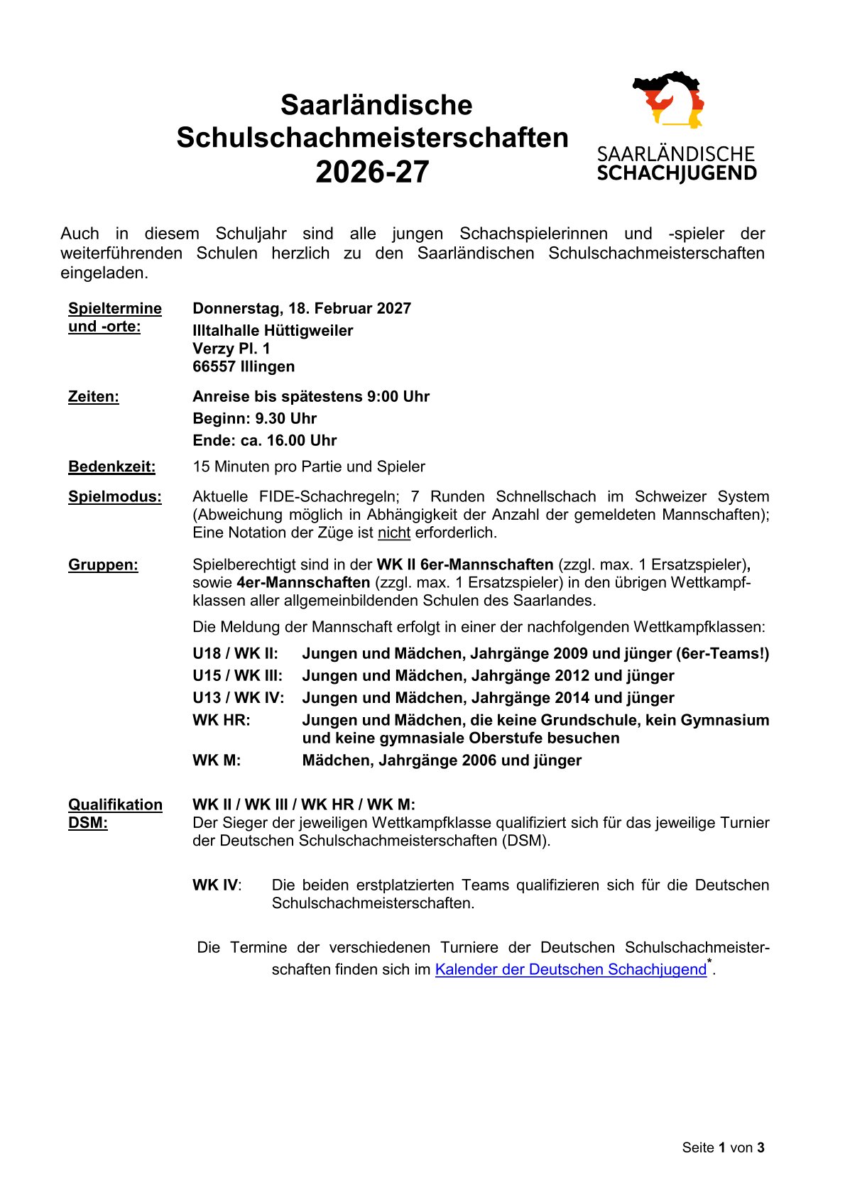 SSJ Schulschachmeisterschaften 2026 27 1
